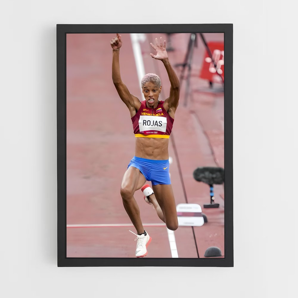 Poster Yulimar de rojas – affiche Athlétisme (vue 2)